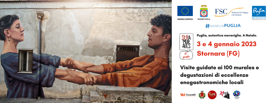 App e social media Puglia evento a Stornara graffiti degustazioni e murales Puglia